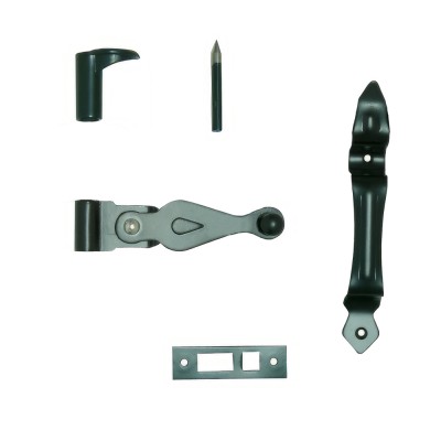 Εξαρτήματα Βεργών Παραθύρων ZOGOMETAL 0080-09 Σε Μαύρο