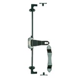 Βέργα Παραθύρων για μονόφυλλα ZOGOMETAL 0095 σε Γαλβανιζέ Μαύρο