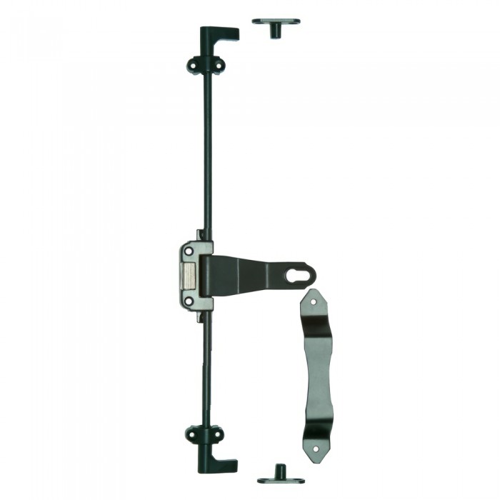 Βέργα Παραθύρων για μονόφυλλα ZOGOMETAL 0095 σε Γαλβανιζέ Μαύρο