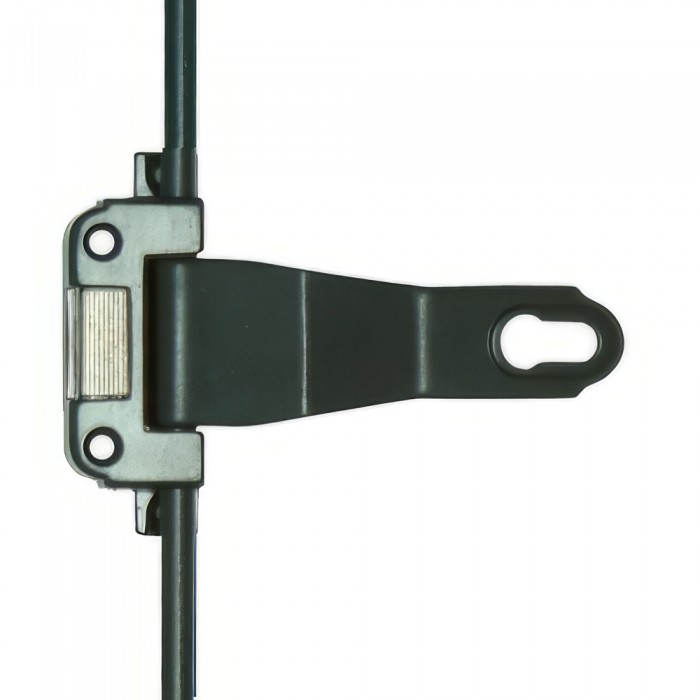 Βέργα Παραθύρων για μονόφυλλα ZOGOMETAL 0095 σε Γαλβανιζέ Μαύρο