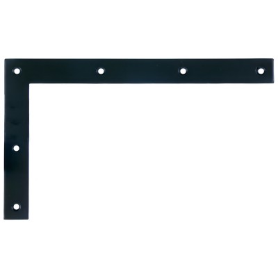 Διακοσμητική Γωνιά Μάσκουλου 195mm x 325mm ZOGOMETAL 0169-01 Μαύρο