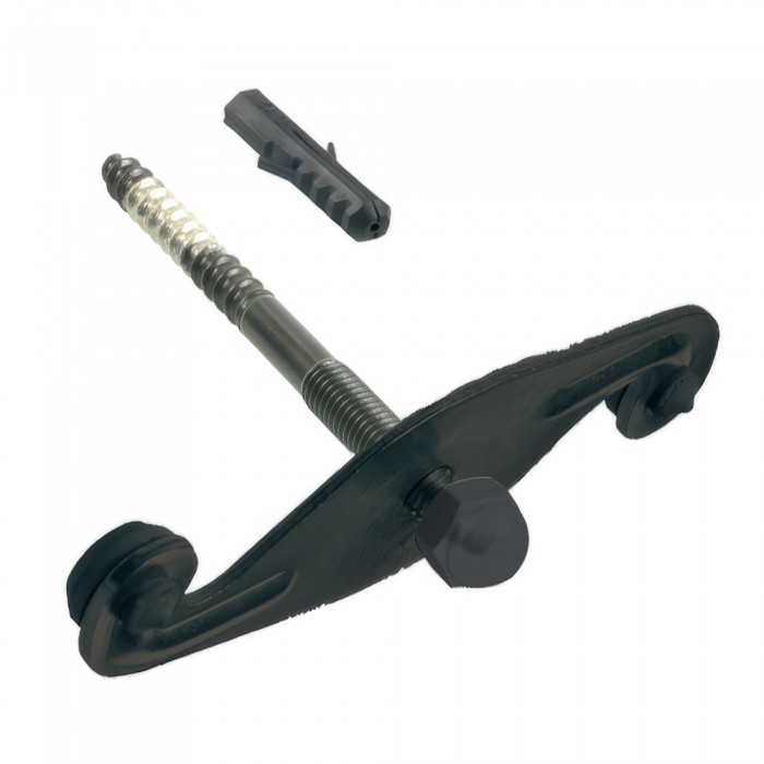 Μεταλλικό Ανεμοστύλωμα 140mm x 200mm ZOGOMETAL 0277 σε Γαλβανιζέ Μαύρο