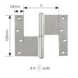 Μάσκουλο Ασφαλείας Ανοξείδωτο INOX 316 ZOGOMETAL 0323