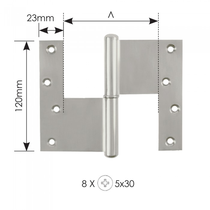 Μάσκουλο Ασφαλείας Ανοξείδωτο INOX 316 ZOGOMETAL 0323