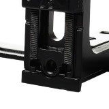 Μάσκουλο Ρυθμιζόμενο Μεσαίο με Ίσιο Πιράκι για Κουφώματα Αλουμινίου 25mm x 150mm ZOGOMETAL 9203 Γαλβανιζέ Μαύρο