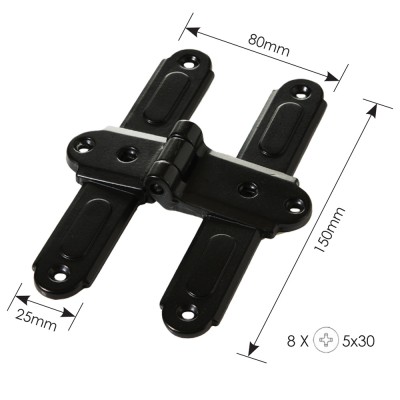 Μάσκουλο Παράκεντρο Συνδέσεως ZOGOMETAL 9261  Μαύρο