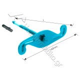 Μεταλλικό Ανεμοστύλωμα 140mm x 200mm ZOGOMETAL 0210 σε χρώματα RAL