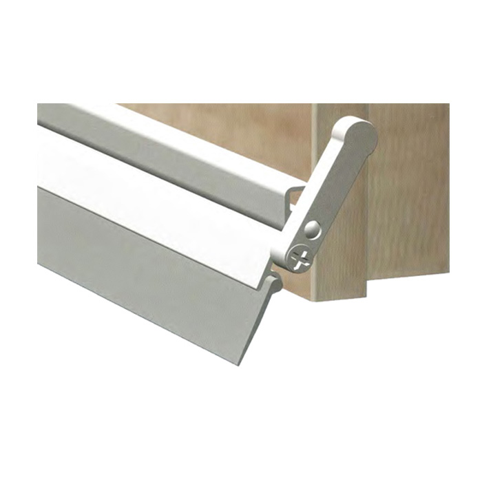 Αυτόματος αεροφράκτης / αεροστόπ με λάστιχο στεγάνωσης για ανοιγόμενες πόρτες 1.03 cm Mida Mobil καφέ χρώμα