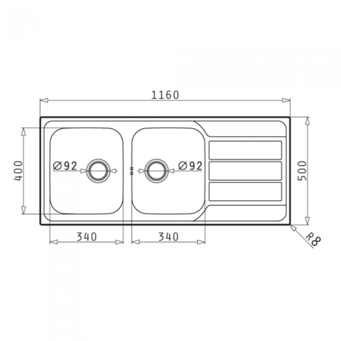 ΝΕΡΟΧΥΤΕΣ Pyramis ATHENA EXTRA (116X50) 2B 1D - 107163101