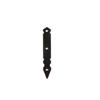 Λαμάκι ίσιο Ζωγομετάλ σειρά 0178-02 σε χρώμα Μαύρο