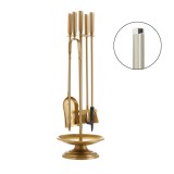 Σετ κρεμανταλάδες Ζωγομετάλ 1200-Β06 σε Όρο Ματ/Όρο με Σταχτοθήκη