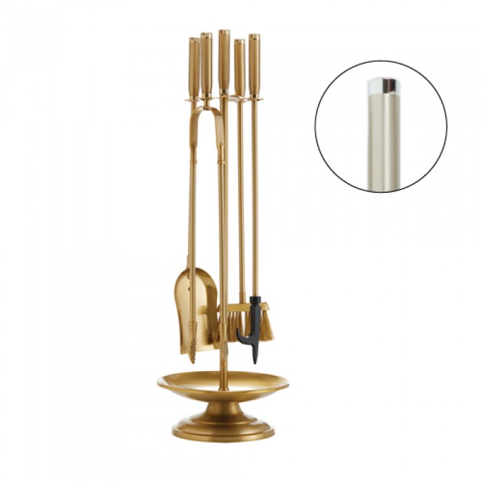 Σετ κρεμανταλάδες Ζωγομετάλ 1200-Β06 σε Όρο Ματ/Όρο με Σταχτοθήκη