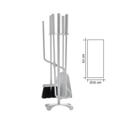 Σετ κρεμανταλάδες Ζωγομετάλ 1230-Β13 σε Λευκό Πάγου