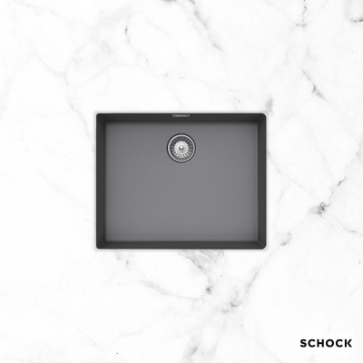 Νεροχύτες Schock Cristalite Manhattan 30060U-1441 Croma (55.6X45.6cm) Υποκαθήμενος Germany