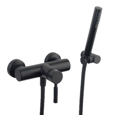 Μπαταρία ντουσιέρας La Torre New Tech 12060-400 black matt 