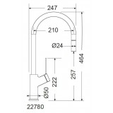 Μπαταρία κουζίνας Armando Vicario 22780-100 PIZA Χρώμιο
