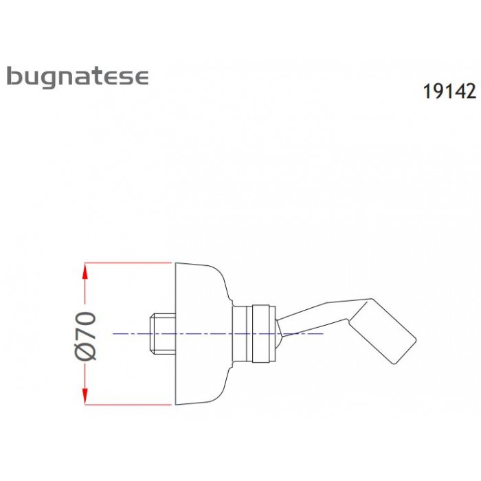 Επίτοιχο στήριγμα τηλεφώνου με περιστρεφόμενη κλείδωση black matt Bugnatese Oxford 19142-400