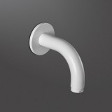 Στόμιο Επίτοιχο 10cm Φ24mm Tech La Torre White Matt 12144/10-300