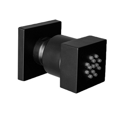 Jet ντους επίτοιχο με περιστρεφόμενη κλείδωση black matt Almar E044029-400