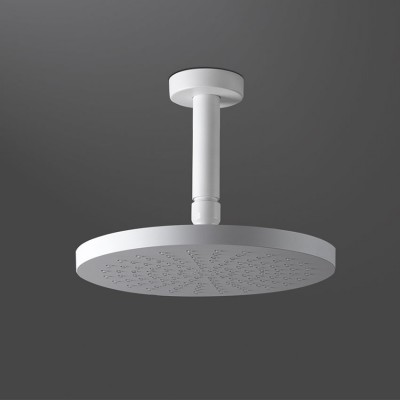 Ανακλινόμενη Κεφαλή ABS Ø20 Με μπράτσο οροφής 10εκ. Almar E044075-300+R50813-300 white matt