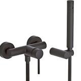 Μπαταρία ντουσιέρας Eurorama Tonda 145150-400 black matt