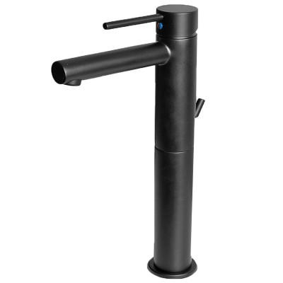 Μπαταρία νιπτήρος Eurorama Tonda 145310P-400 black matt 