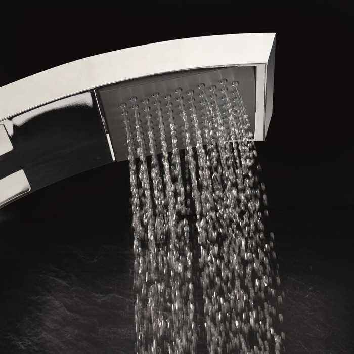 Στήλη ντους 3 εξόδων Dolce Vita  spout IDEAS-100 SATIN ΑΛΟΥΜΙΝΙΟΥ