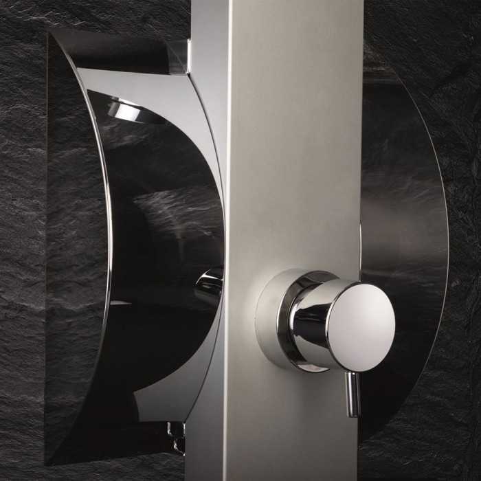 Στήλη ντους 3 εξόδων Dolce Vita  spout IDEAS-100 SATIN ΑΛΟΥΜΙΝΙΟΥ