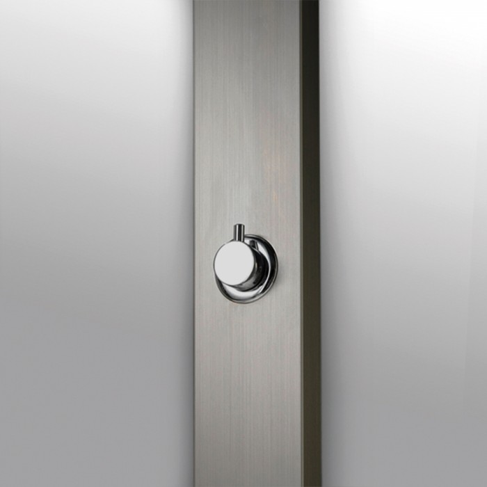 Στήλη Ντουζ Neda Icos Επιδαπέδια Ύψος 210 Εκ. Inox NEDA