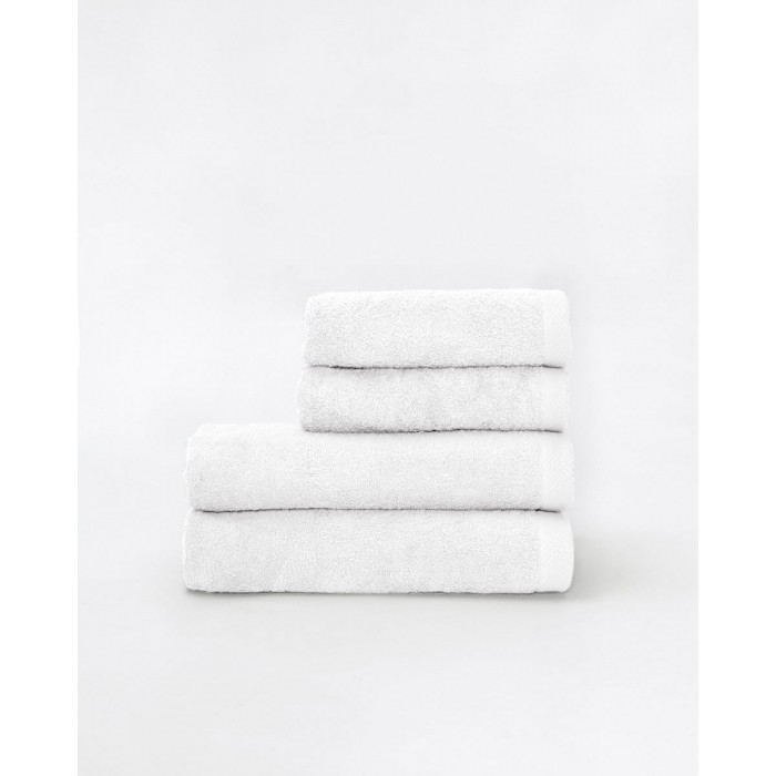 Βαμβακερή Λευκή Πετσέτα Beck 720gsm Λουτρού | 90x170cm Άσπρο