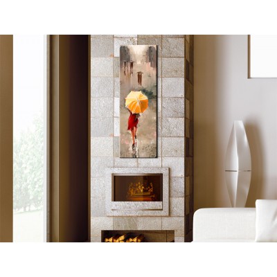 Πίνακας ζε καμβά - Beauty in the rain