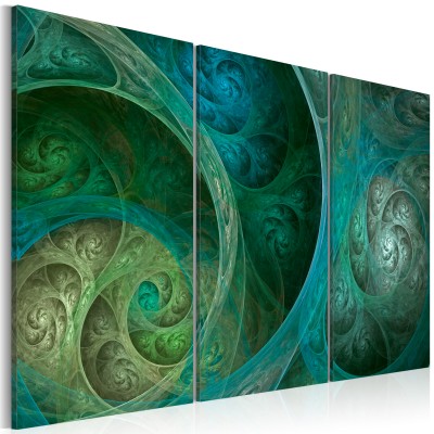 Πίνακας ζε καμβά - Turquoise oriental inspiration