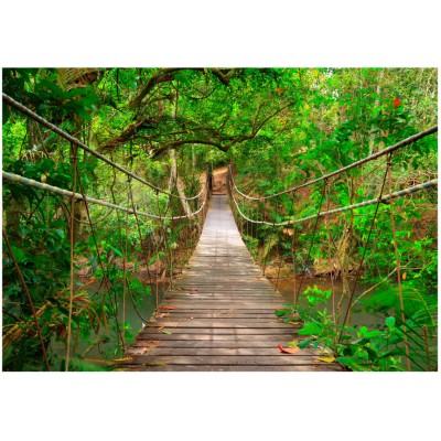 Φωτοταπετσαρία - Bridge amid greenery
