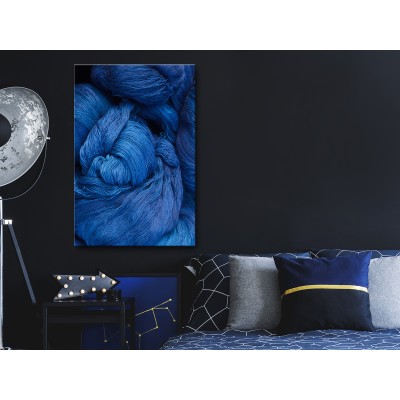 Πίνακας ζε καμβά - Blue Worsted (1 Part) Vertical