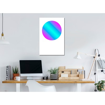 Πίνακας ζε καμβά - Circle Gradient (1 Part) Vertical