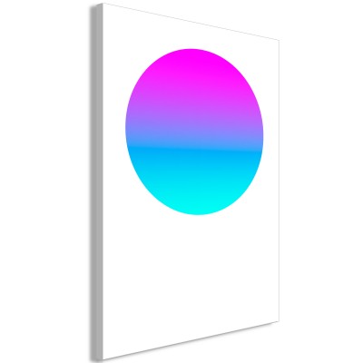 Πίνακας ζε καμβά - Colourful Circle (1 Part) Vertical