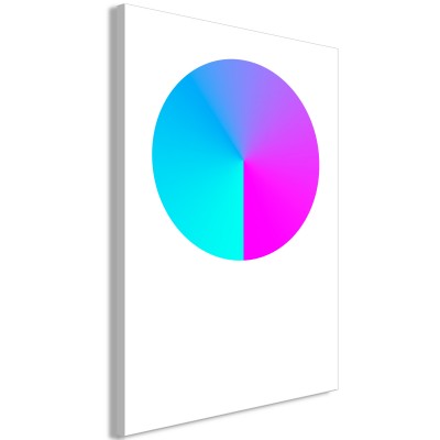 Πίνακας ζε καμβά - Neon Gradient (1 Part) Vertical
