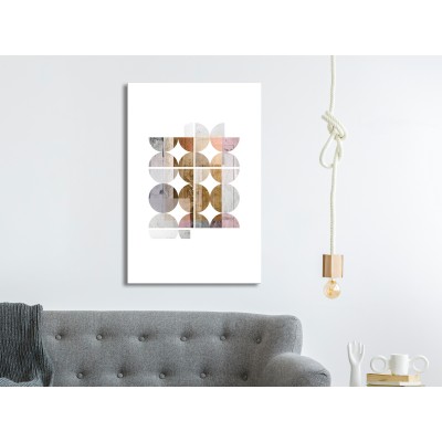 Πίνακας ζε καμβά - Harmonious Shape (1 Part) Vertical
