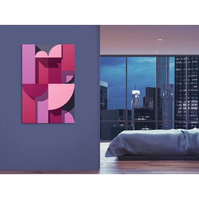 Πίνακας ζε καμβά - Abstract Home (1 Part) Vertical