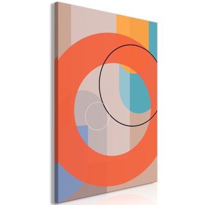 Πίνακας ζε καμβά - Orange Chocolate (1 Part) Vertical