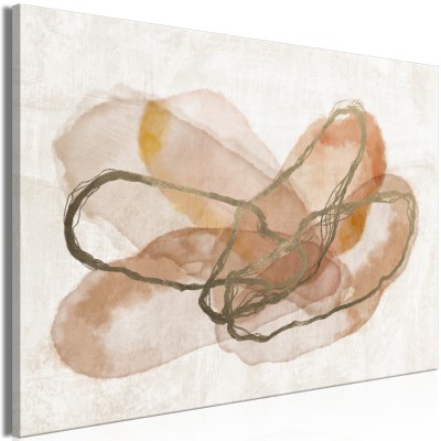 Πίνακας ζε καμβά - Delicate Composition (1 Part) Wide