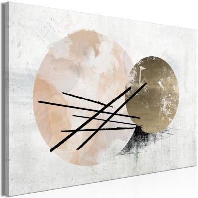 Πίνακας ζε καμβά - Spherical Composition (1 Part) Wide