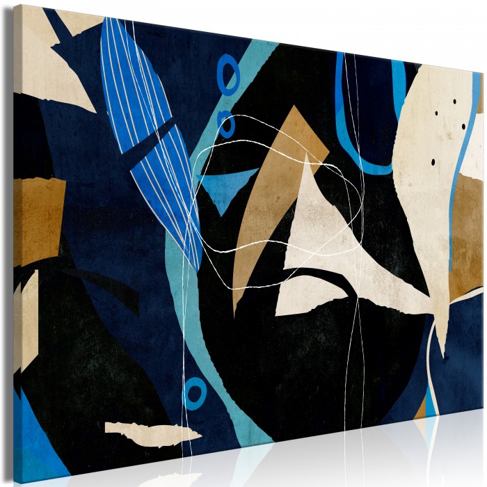 Πίνακας ζε καμβά - Configuration of Abstraction (1 Part) Wide