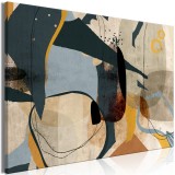 Πίνακας ζε καμβά - Abstract Conglomerate (1 Part) Wide