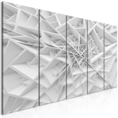 Πίνακας ζε καμβά - Complicated Geometry (5 Parts) Narrow