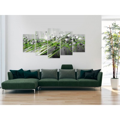 Πίνακας σε ακρυλικό γυαλί - Green Rhythm