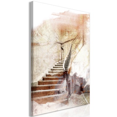 Πίνακας ζε καμβά - Secret Stairs (1 Part) Vertical