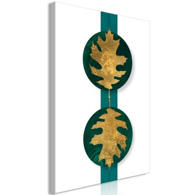 Πίνακας ζε καμβά - Green Wealth (1 Part) Vertical