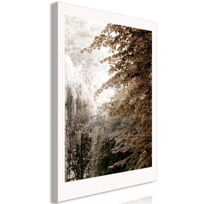 Πίνακας ζε καμβά - Sepia Park (1 Part) Vertical
