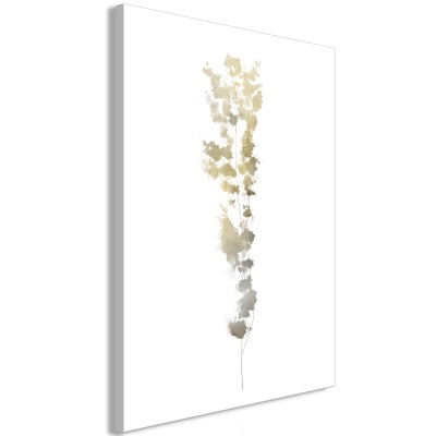 Πίνακας ζε καμβά - Golden Branch (1 Part) Vertical